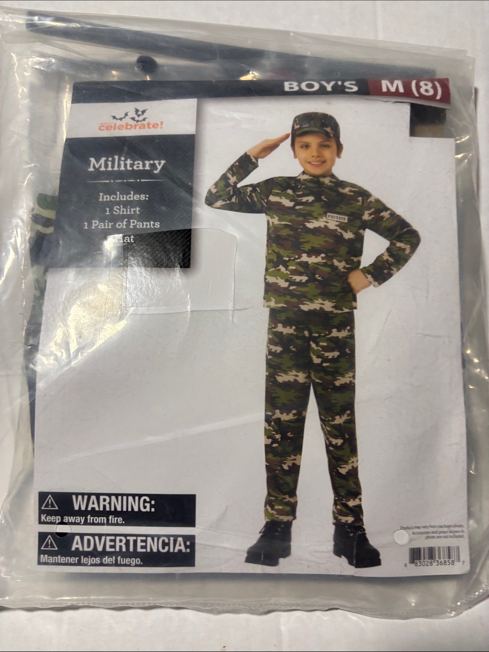 Boys' Military Camo Costume - Green